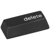 Radiergummi „Delete Taste“ 3D | schwarz